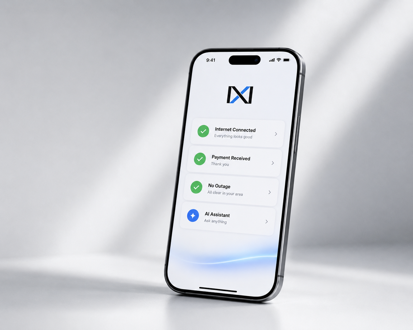 Person using a subscriber mobile app